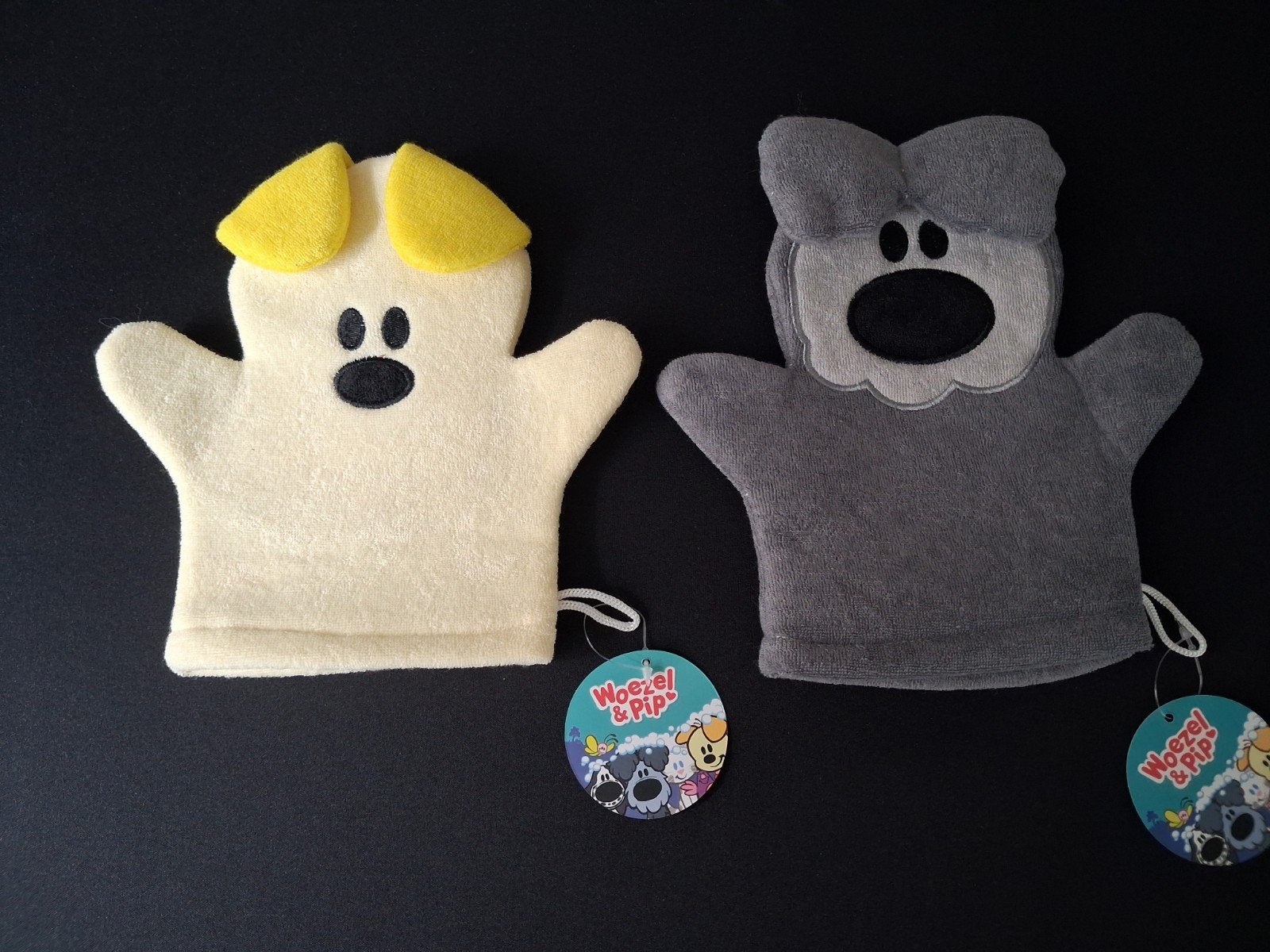 Woezel en pip washandjes. NIEUW. Badspeelgoed., Ophalen, Nieuw, Overige typen
