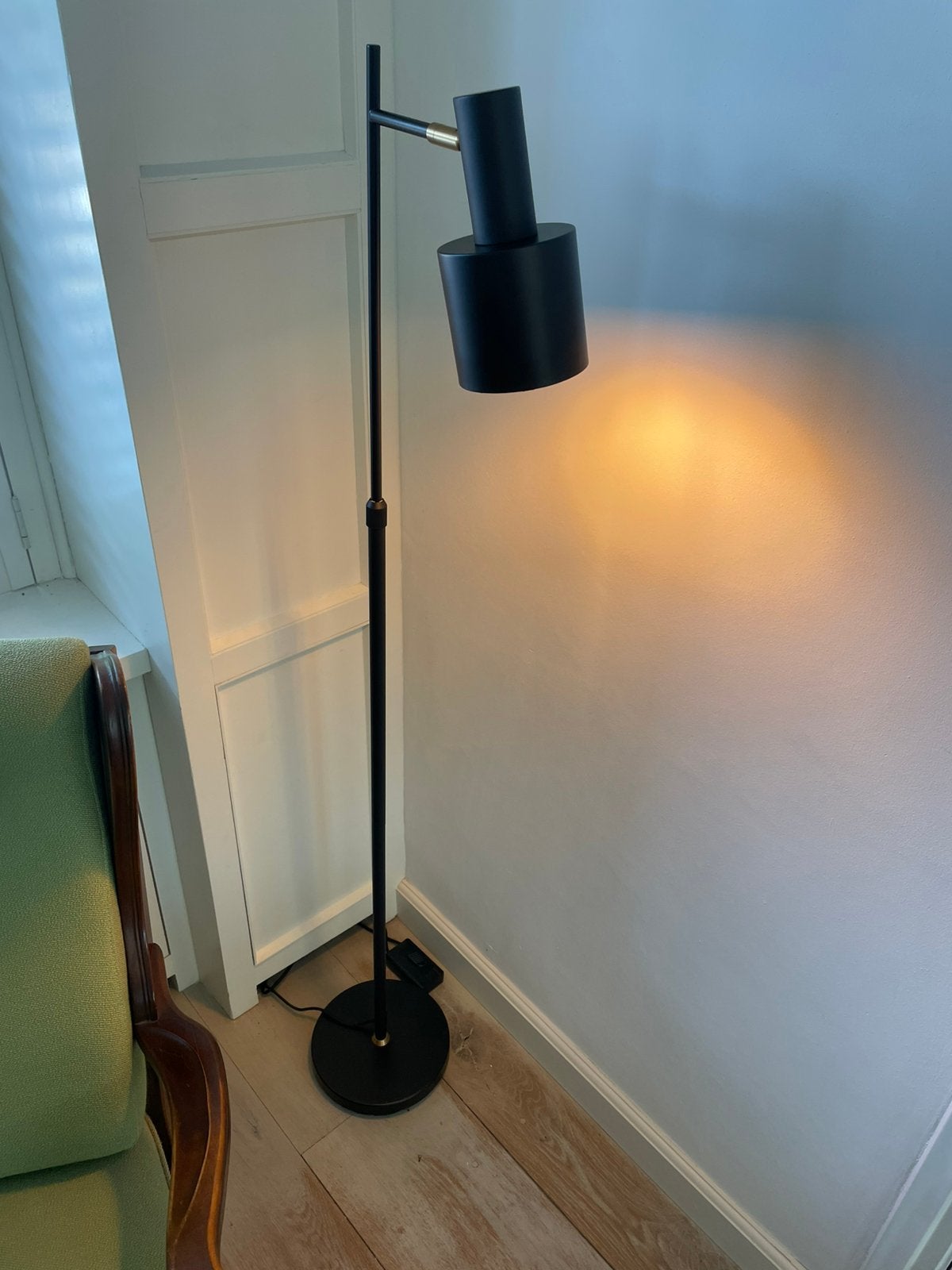 Staande lamp zwart met dimmer, Ophalen, Zo goed als nieuw, 150 tot 200 cm