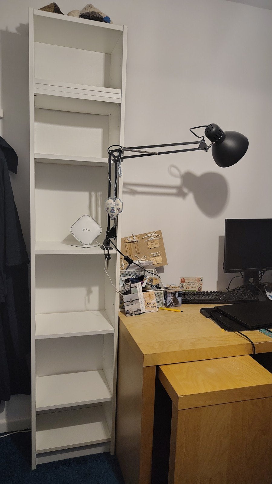 IKEA Billy met Verhogingsdeel - 40 x 39 x 237cm, Ophalen, Met plank(en), Minder dan 50 cm, Modern, Scandinavisch
