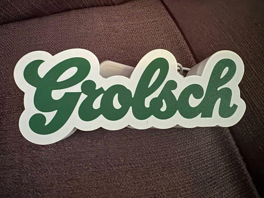 Grolsch led 3d print, Verzamelen, Biermerken, Ophalen of Verzenden, Nieuw, Overige typen, Grolsch