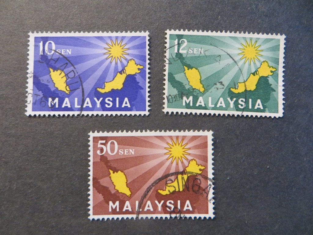 A08488: Malaysia     3 stuks, Ophalen of Verzenden, Oost-Azië