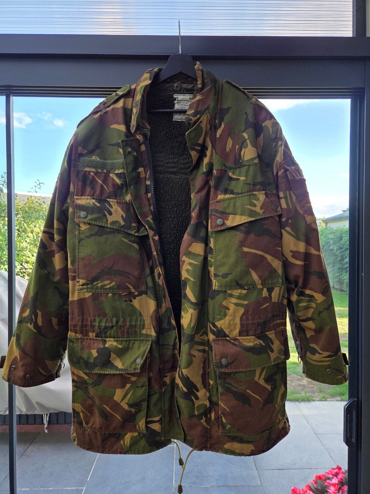 Originele Nederlandse Leger Parka - Winter & Regen Voering, Kleding | Heren, Ophalen, Maat 56/58 (XL), Gedragen, Groen