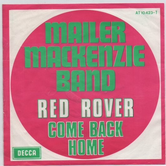 Nederbeat- Mailer Mackenzie Band- Red Rover (Belg. persing), Verzenden, 7 inch, Pop, Fotohoes