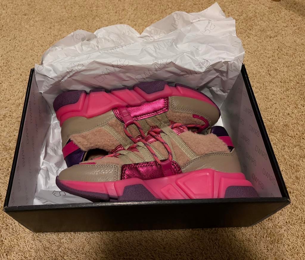 Dwrs sneakers maat 36 beige roze paars, Kleding | Dames, Schoenen, Ophalen of Verzenden, Nieuw
