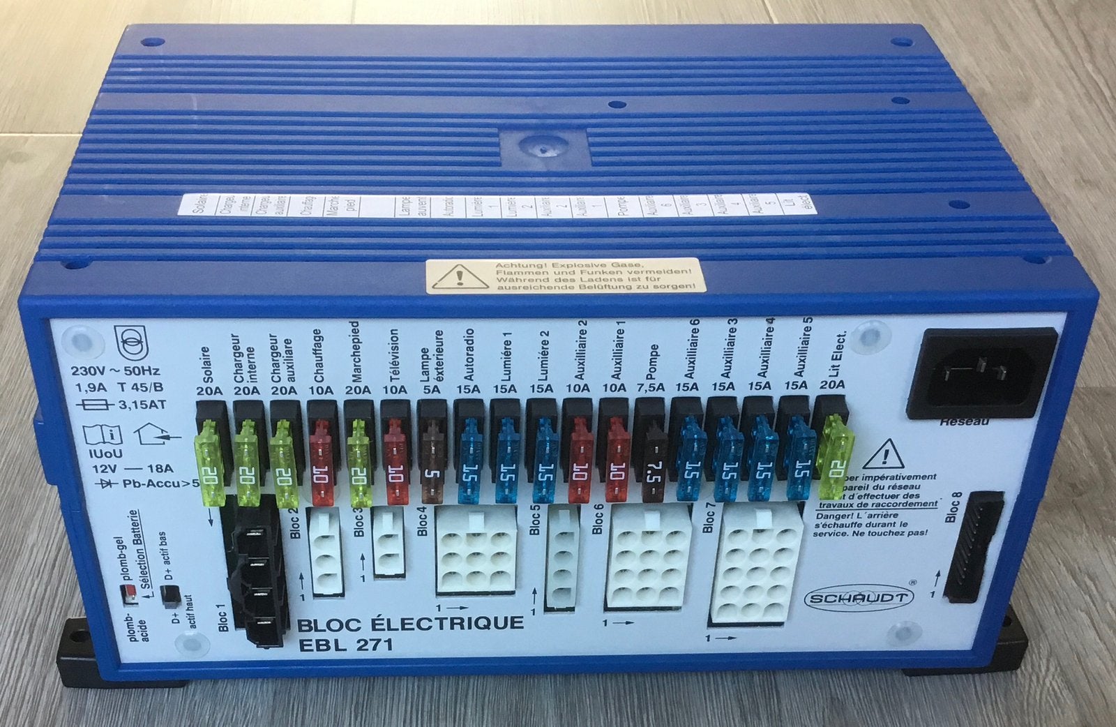 EBL271 Schaudt elektroblock, Schaudt, Ophalen of Verzenden, Zo goed als nieuw, Planckstr. 8. Markdorf