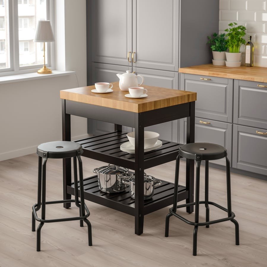 IKEA Vadholma, Ophalen, Gebruikt, Zwart, Minder dan 100 cm