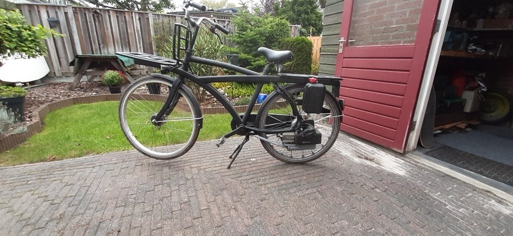 Spartamet met voor- en achterdrager, Fietsen en Brommers, Ophalen, Gebruikt, Spartamet, Benzine