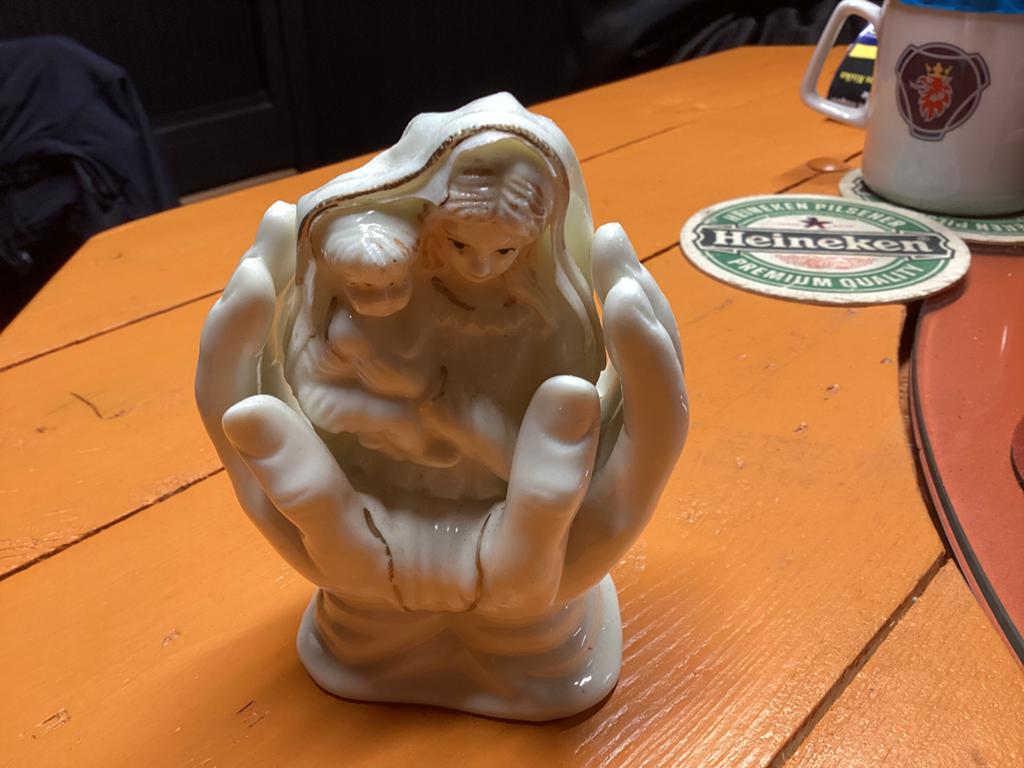 Maria en het kindje jezus van porselein, Ophalen of Verzenden, Zo goed als nieuw