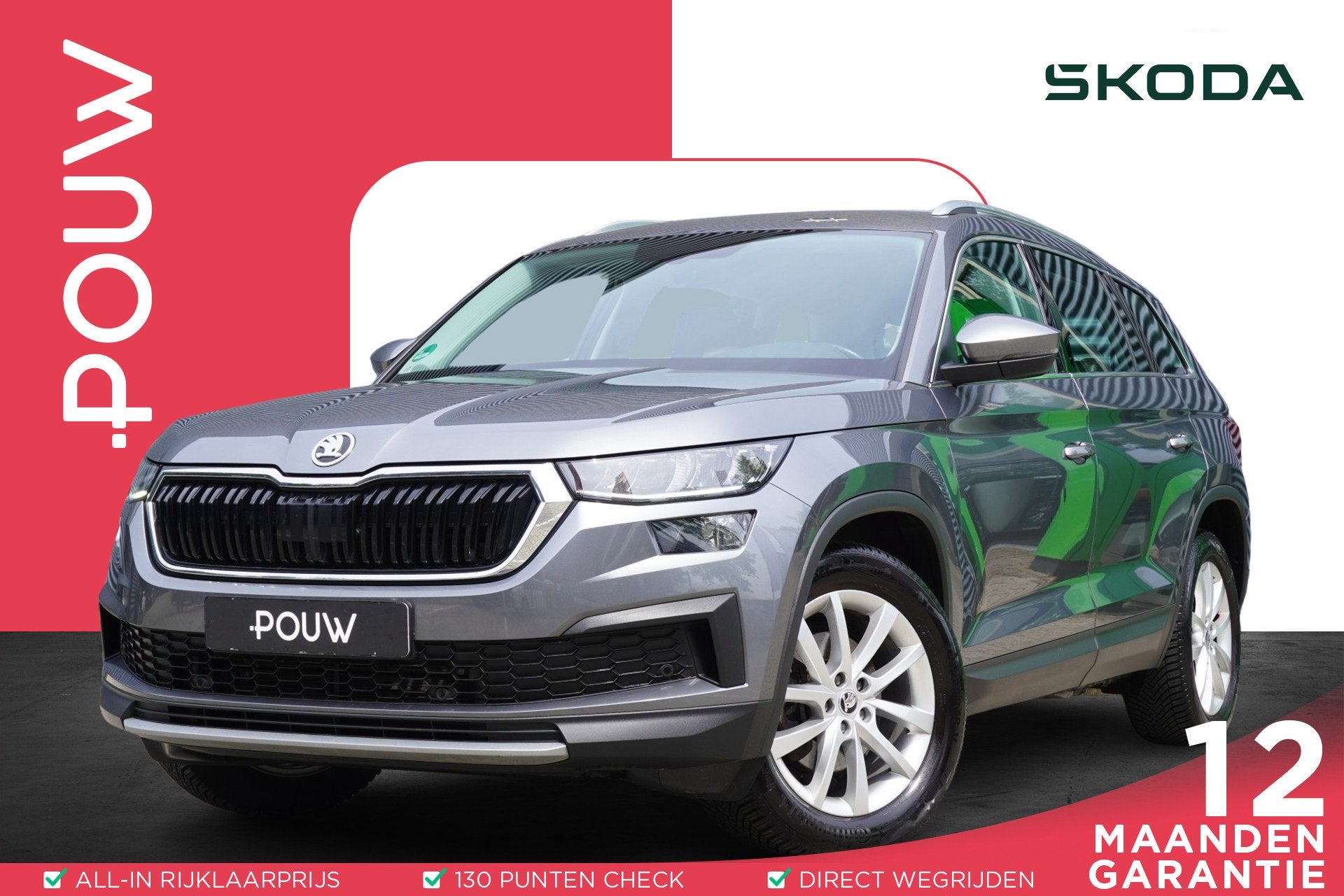 Skoda Kodiaq 1.5 TSI 150pk Business Edition 7p. | Trekhaak |, Voorwielaandrijving, 12 maanden, 4 cilinders, Origineel Nederlands