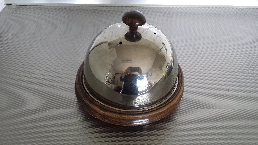 Chromen stolp 18 cm hoog, Huis en Inrichting, Overige materialen, Ophalen of Verzenden, Zo goed als nieuw