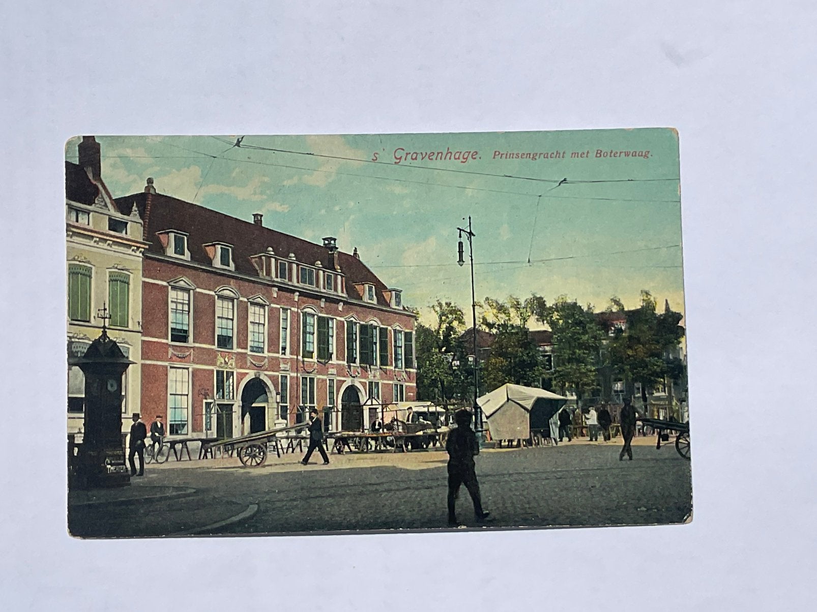 Den haag,prinsengracht met boterwaag, Ophalen of Verzenden, Voor 1920, Zuid-Holland