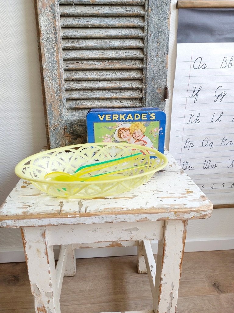 Vintage pastel cocktail (ijs)lepels, Antiek en Kunst, Ophalen of Verzenden