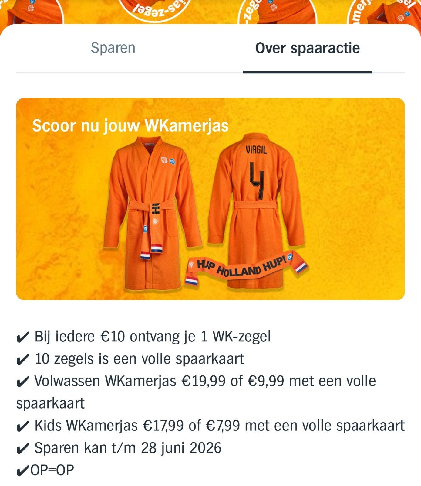 WKamerjas zegel, Eén persoon