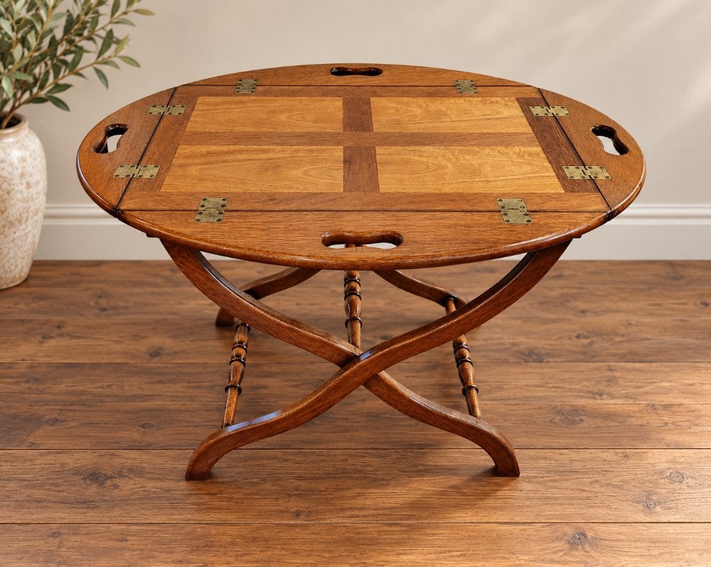 Tafeltje, butler tray , bijzet tafeltje, Antiek en Kunst, Ophalen of Verzenden