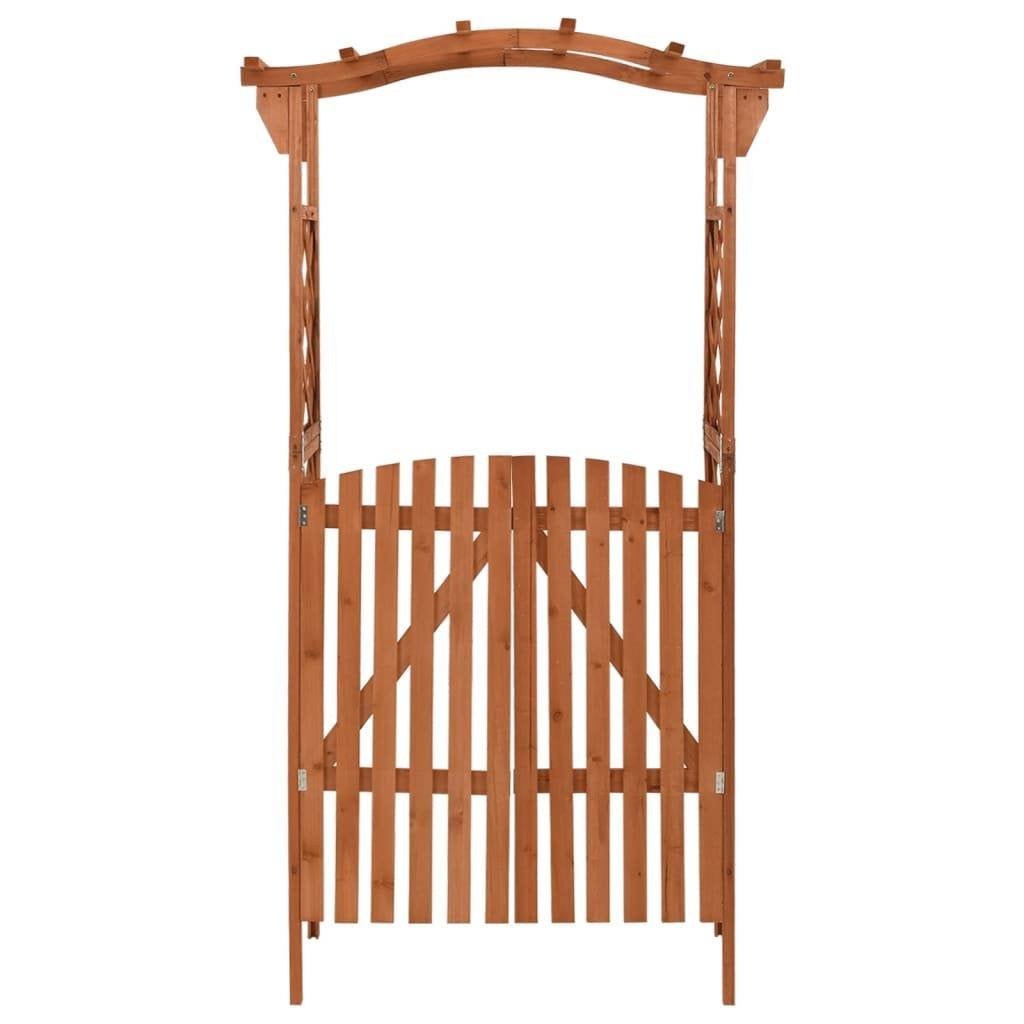 Prieel rozenboog tuinpoort hout 120x60x205 cm GRATIS BEZORGD, Tuin en Terras, Met poort, Verzenden, Nieuw, Nvt