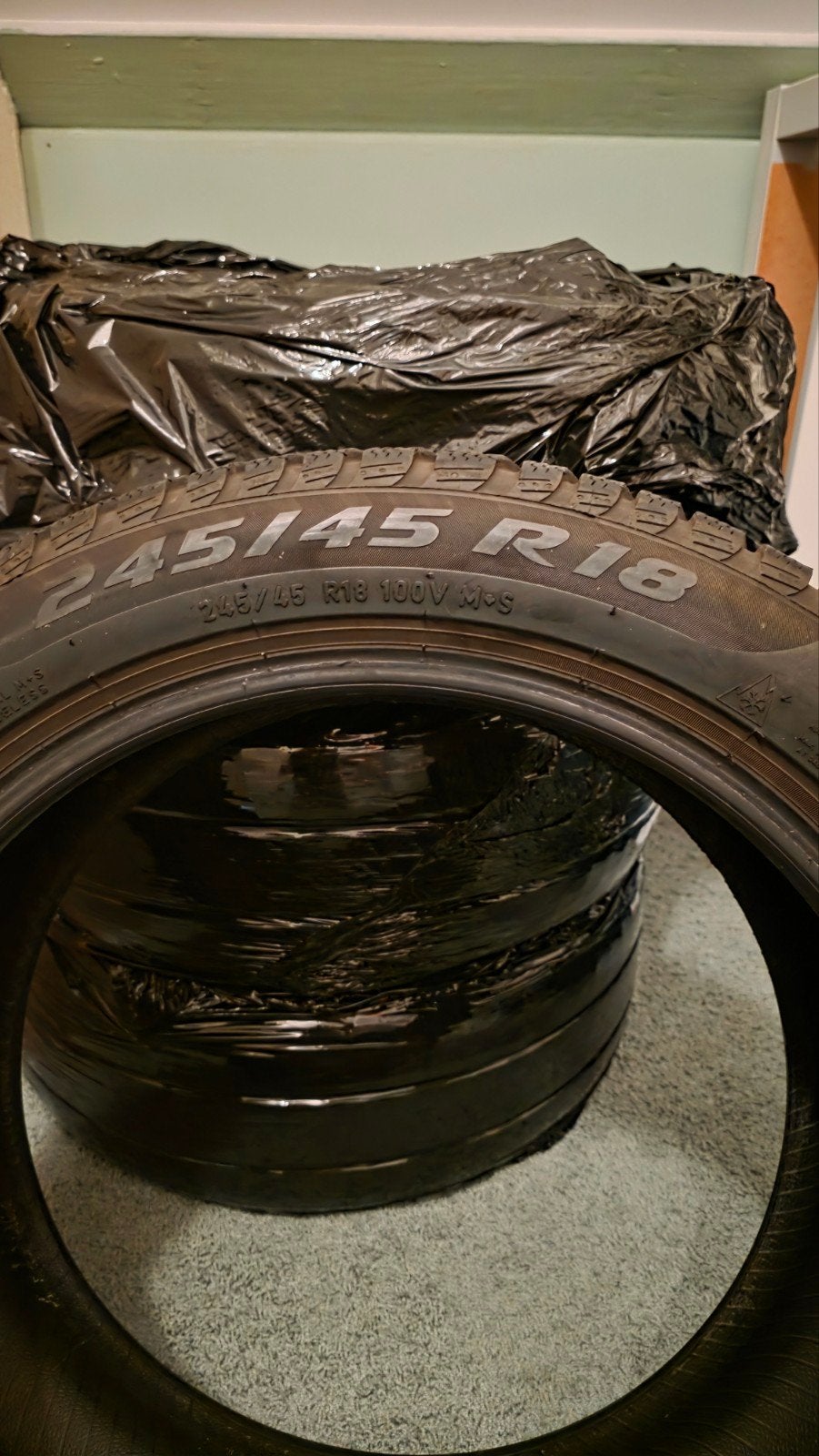 Pirelli Sottozero Winter Run Flat Banden 245/45 R18, Ophalen, Gebruikt