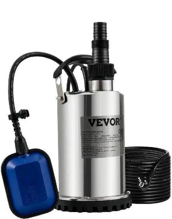 Vevor - Waterpomp - Rioolpomp - Dompelpomp - Schoonwaterpomp, Corvance B.V., Verzenden, Nieuw, Corvancebol@gmail.com