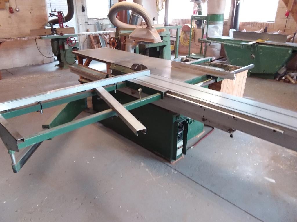 Diverse houtbewerkings machines, complete timmer werkplaats, Ophalen
