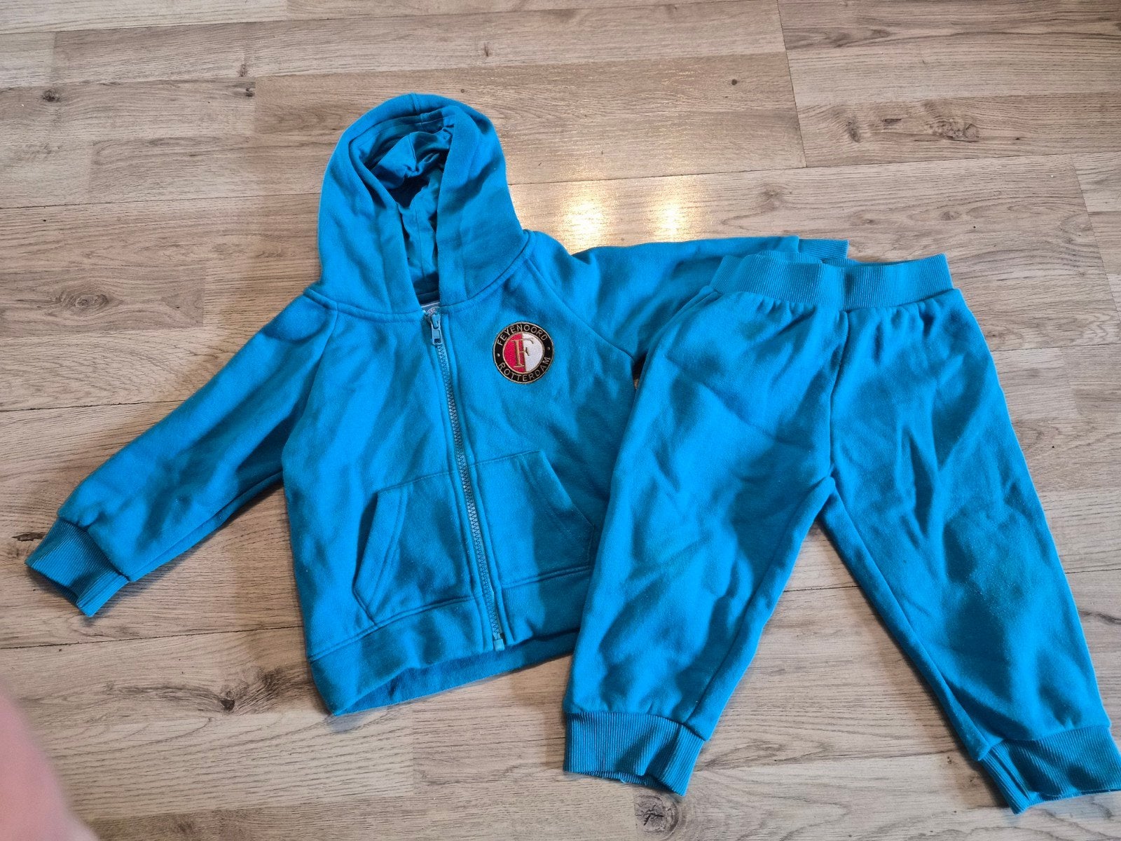 Feyenoord Joggingpak voor Kinderen - Blauw, Ophalen of Verzenden, Gebruikt, Feyenoord, Jongen of Meisje