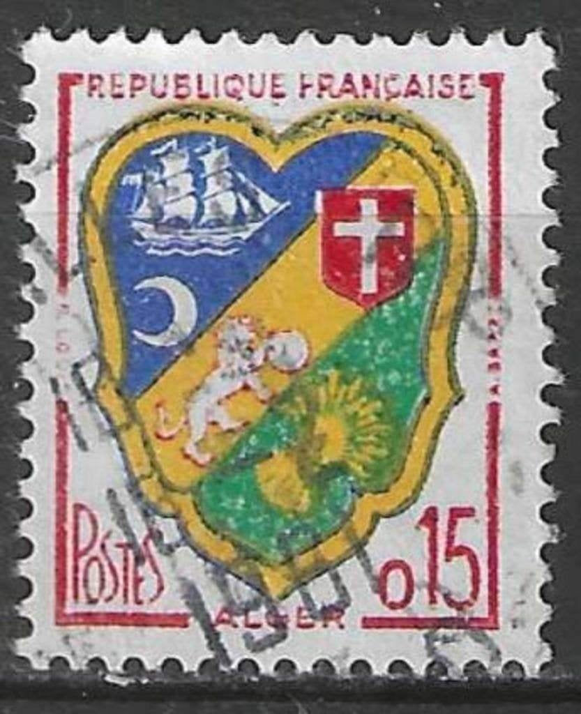 Frankrijk 1960/1961 - Yvert 1232 - Provinciewapens (ST), Verzenden, Gestempeld