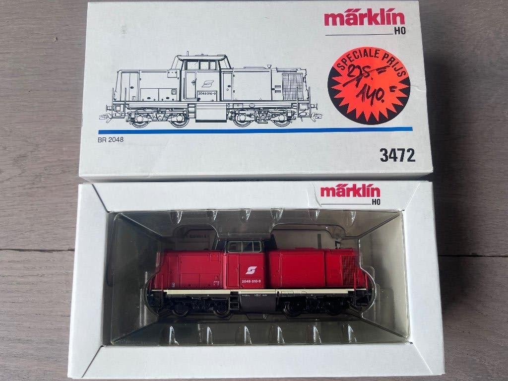 Marklin ho 3472 locomotief nieuwstaat, Wisselstroom, Locomotief, Nieuw, Ophalen of Verzenden
