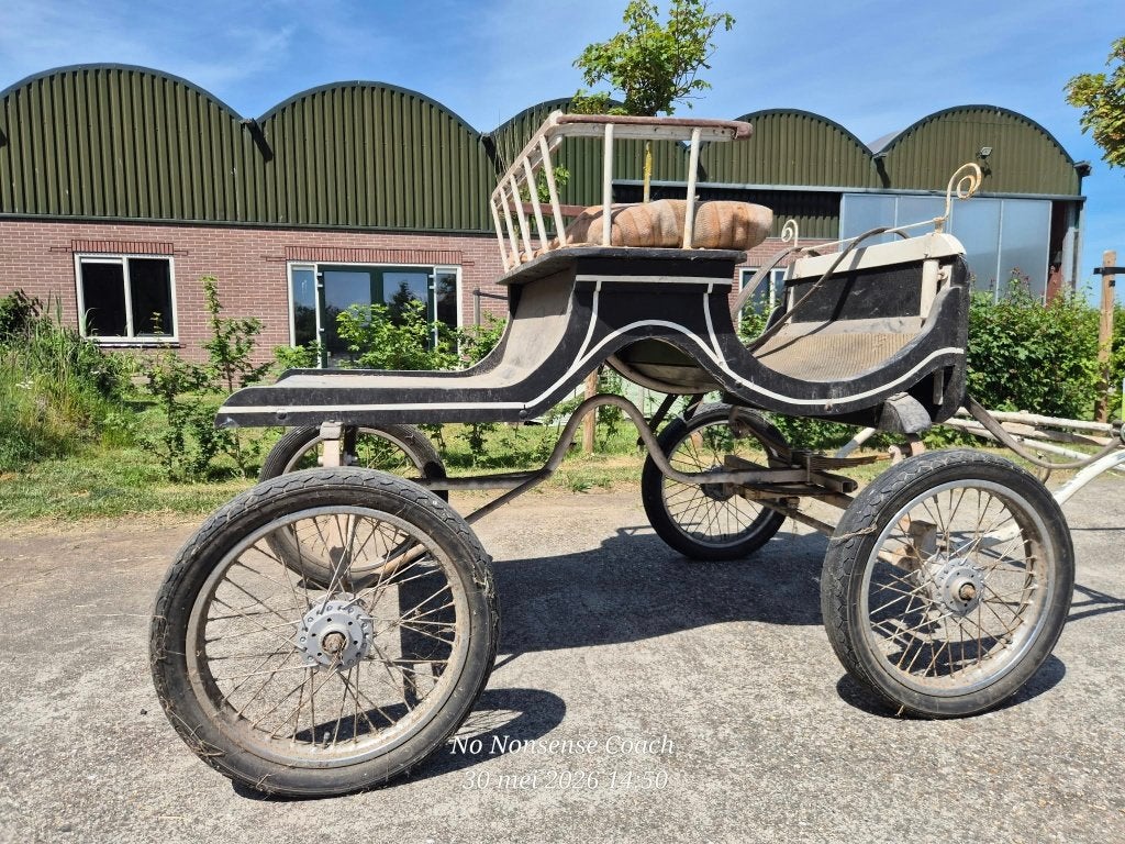 Menwagen paard, evt. inclusief toebehoren, Dieren en Toebehoren, Rijtuigen en Koetsen, Gebruikt, Overige typen, Paard