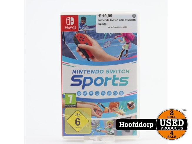Nintendo Switch Game: Switch Sports, Spelcomputers en Games, Spelcomputers | Nintendo Switch, Nintendo, Zo goed als nieuw, Support@nintendo.com