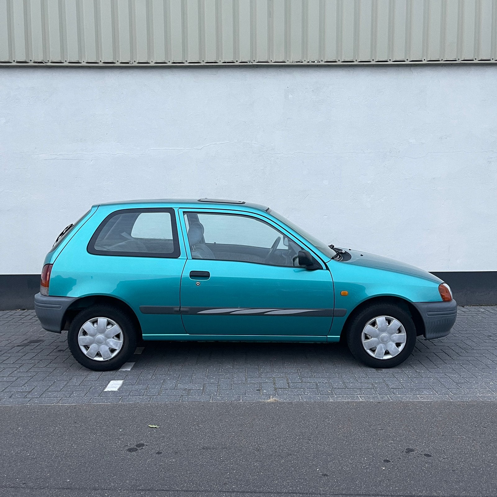 Toyota Starlet 1.3 – 1997 Groen, Auto's, Voorwielaandrijving, 4 cilinders, Starlet, 400 kg
