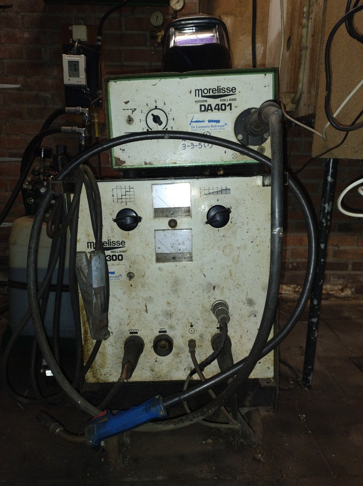 Morelisse mig/mag lasapparaat, Ophalen, Gebruikt, 250 ampère of meer, Co2