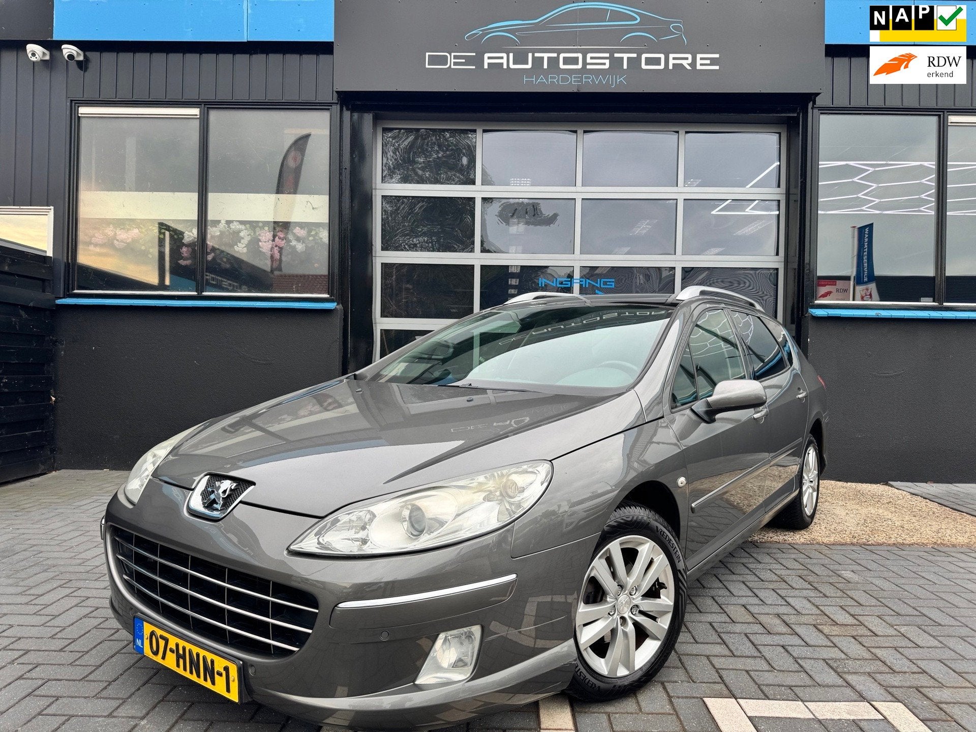 Peugeot 407 SW 1.8 ST Pack Business Intro 2e Eig Dealer onde, Dealer onderhouden, Gebruikt, Zwart, 4 cilinders