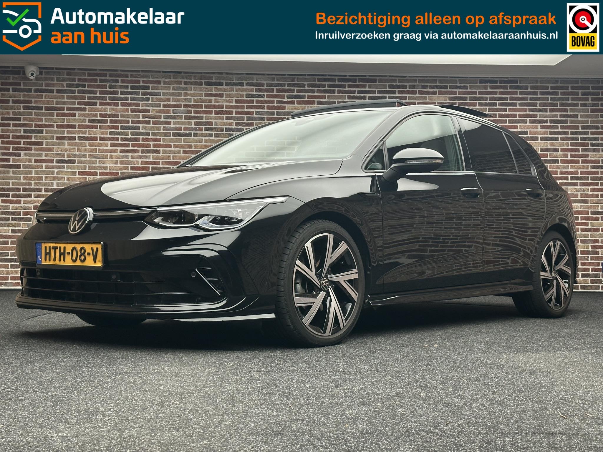Volkswagen Golf 1.5 eTSI R-Line Pano| Harman Kardon| Head up, Auto's, Dealer onderhouden, Stof, 4 cilinders, 150 pk