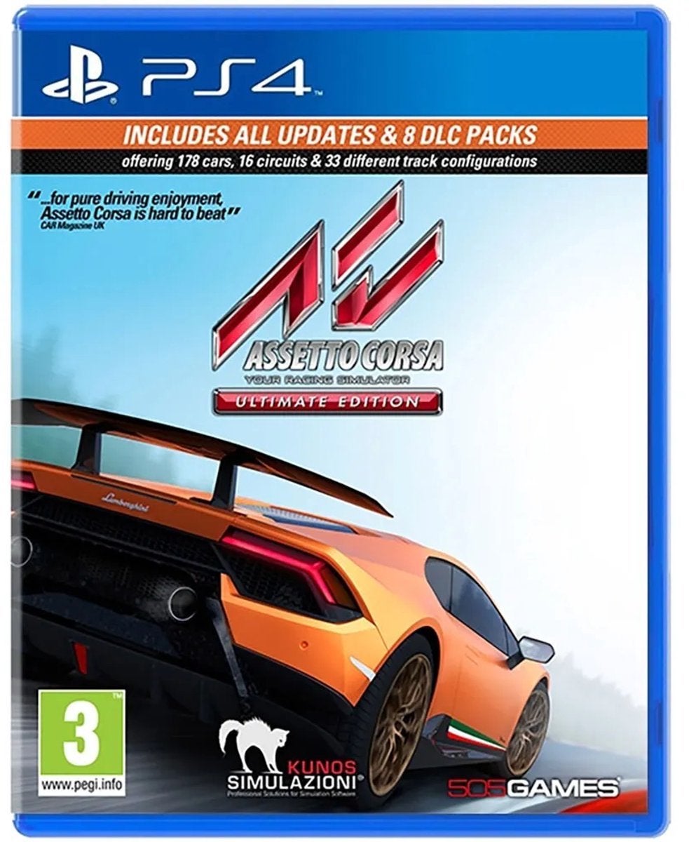 Assetto Corsa Ultimate Edition PS4 - Onbeschadigd & Compleet