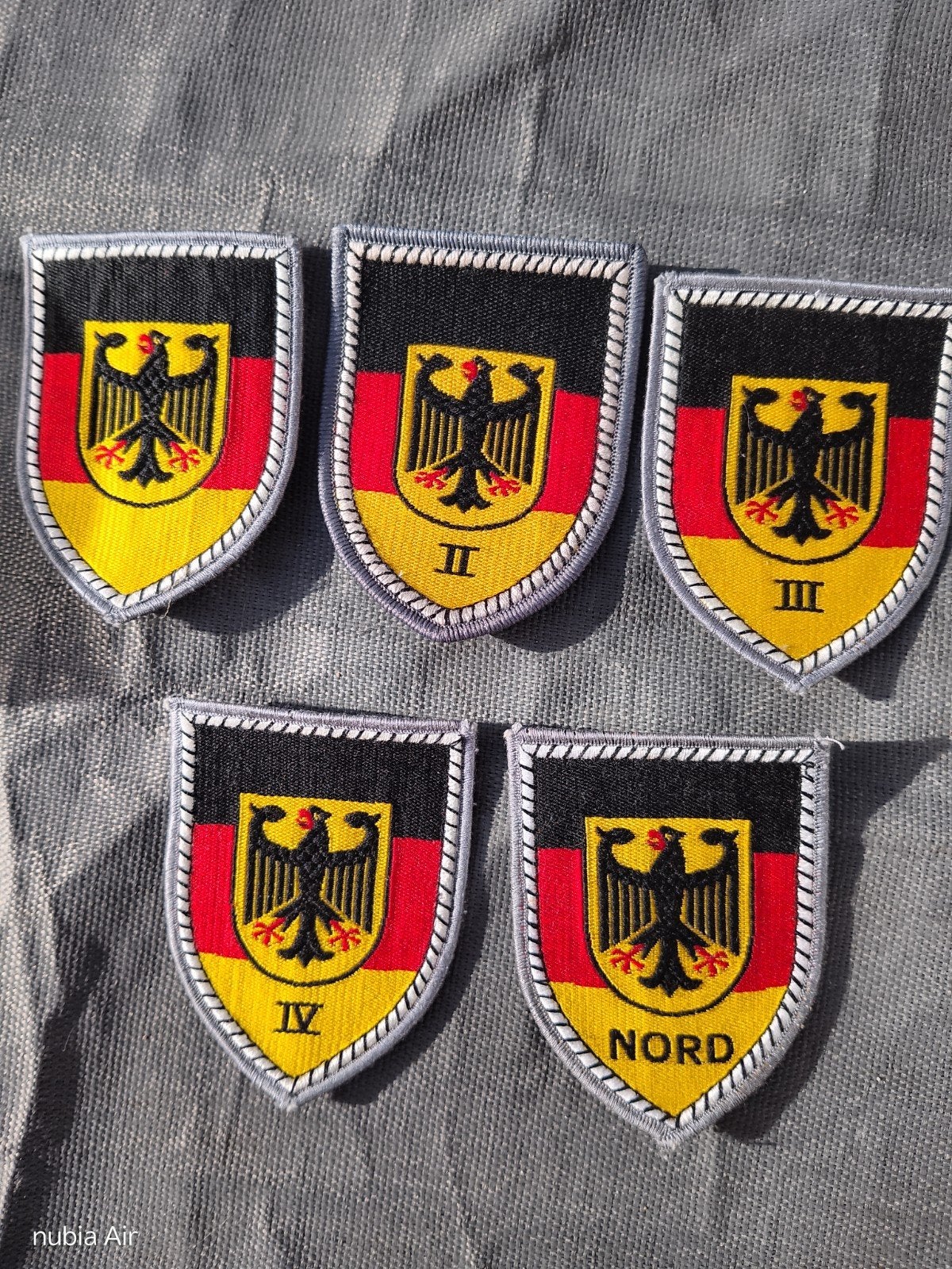 5 Duitse patches, Ophalen of Verzenden, Landmacht, Duitsland, Embleem of Badge