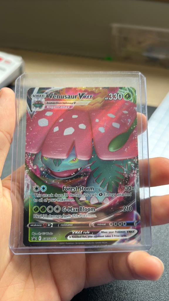 Venusaur vmax promo, Hobby en Vrije tijd, Verzamelkaartspellen | Pokémon, Ophalen, Zo goed als nieuw