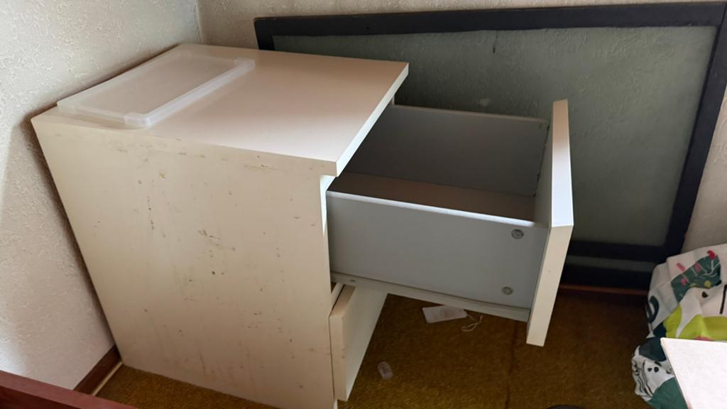 Ikea ladeblok met 2 lades - wit, Huis en Inrichting, Kasten | Ladekasten, Ophalen, Minder dan 50 cm, Gebruikt, 1 of 2 laden