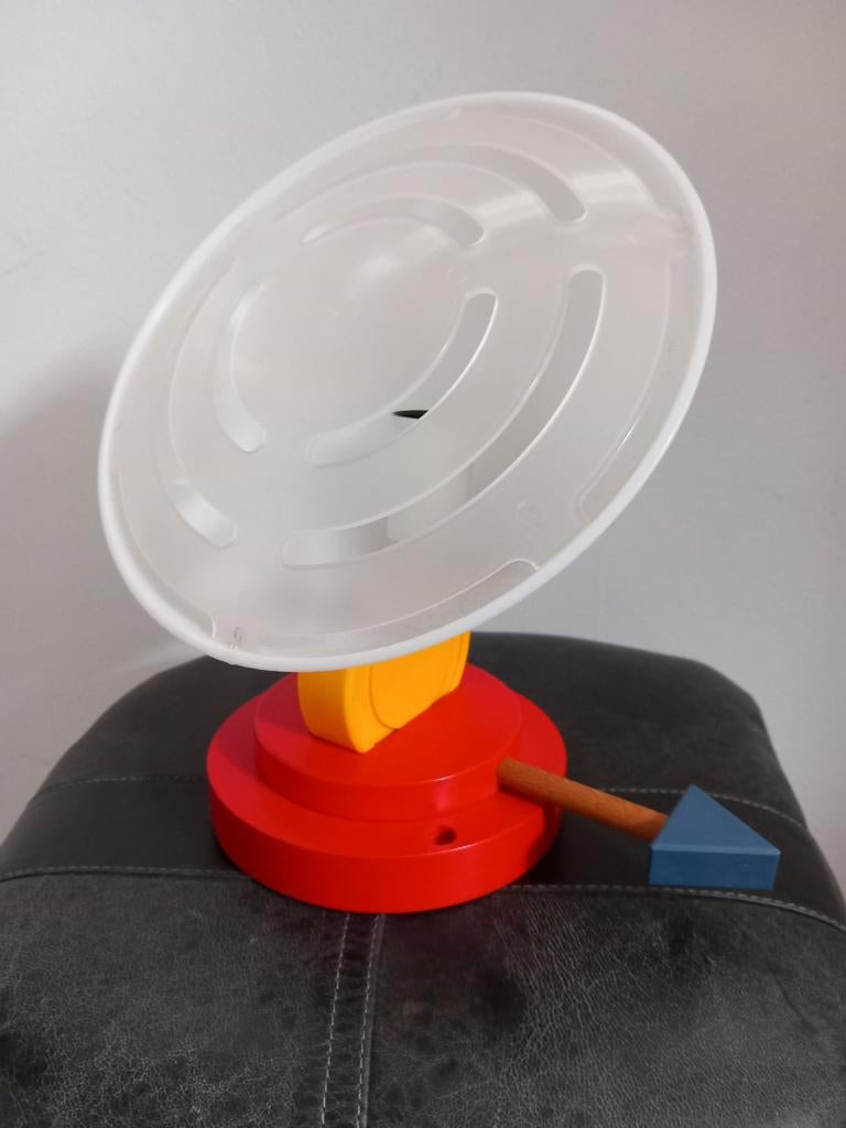 Memphis Milano vintage IKEA Stoja lamp jaren 80. , Ophalen of Verzenden, Zo goed als nieuw, Hout, Memphis milano