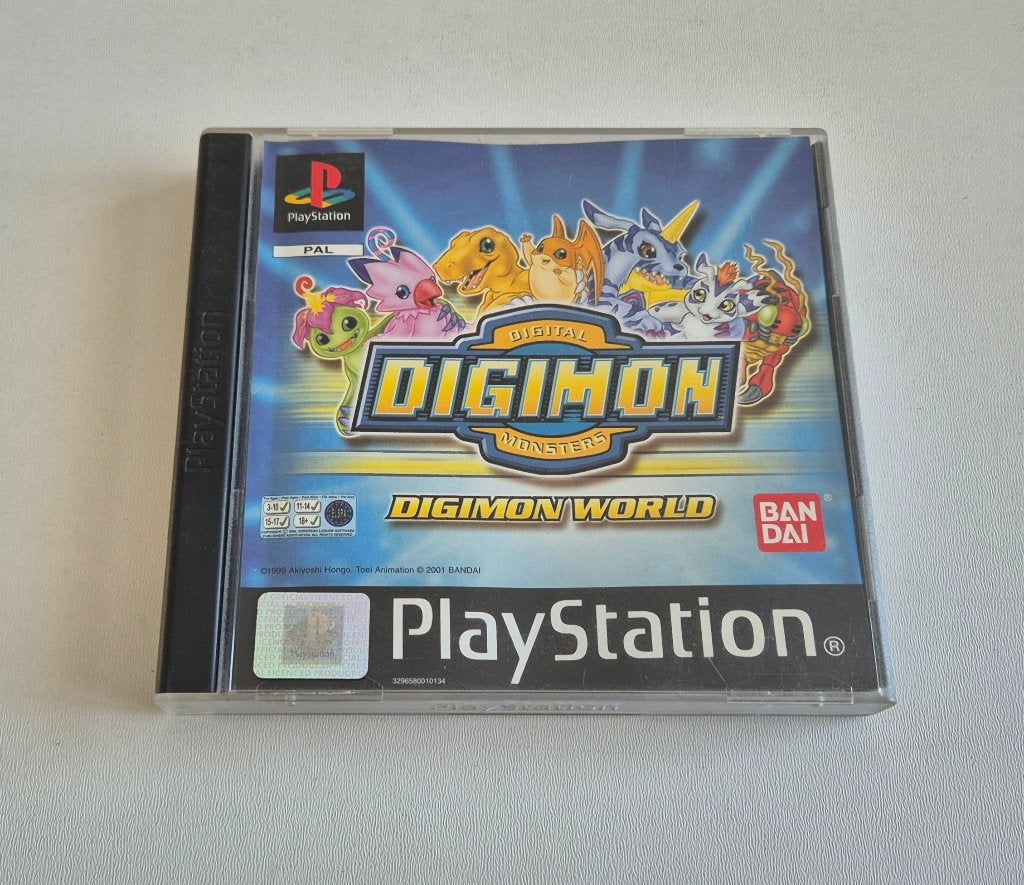 Digimon World Playstation 1 PS1 Game Compleet, Gebruikt, 1 speler, Ophalen of Verzenden, Role Playing Game (Rpg)