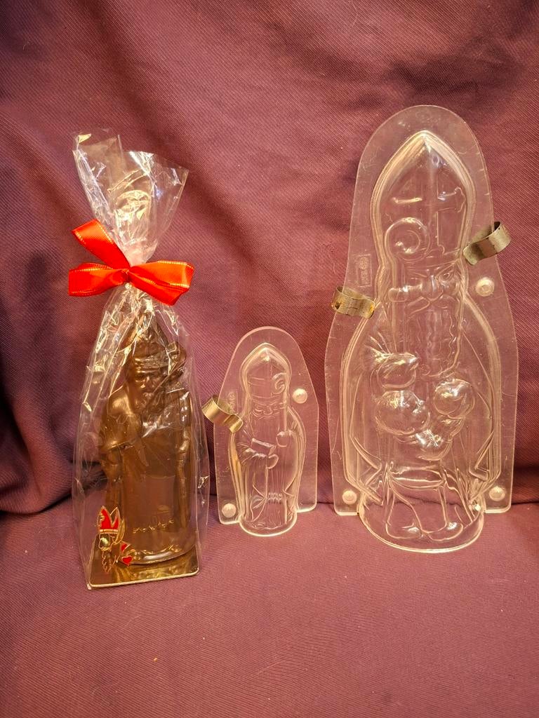 Sinterklaas chocolade vormen en klaas van steen, Ophalen of Verzenden