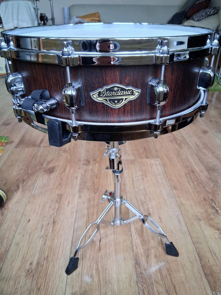 Tama Starclassic snare, Muziek en Instrumenten, Drumstellen en Slagwerk, Ophalen of Verzenden, Zo goed als nieuw, Tama
