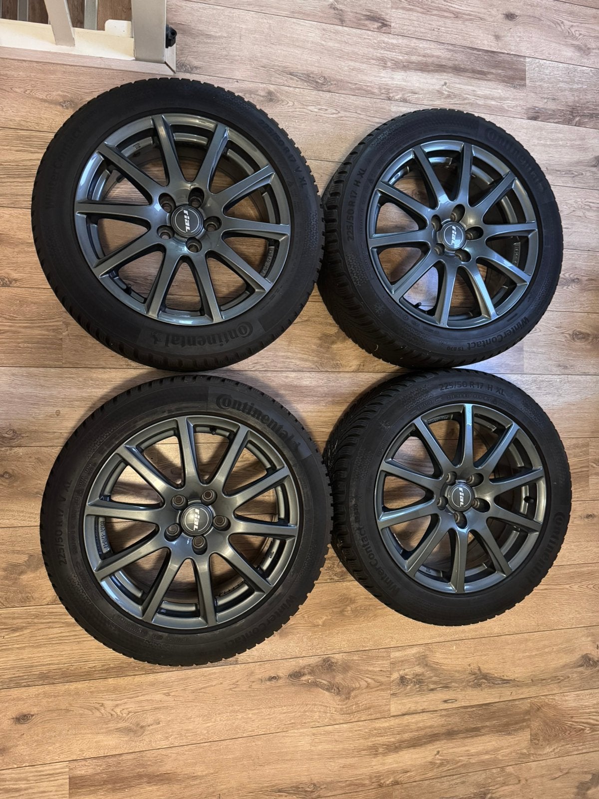 17 inch Winterset 5x112 Conti WintercontactTS870, Ophalen, Banden en Velgen, 17 inch, Winterbanden