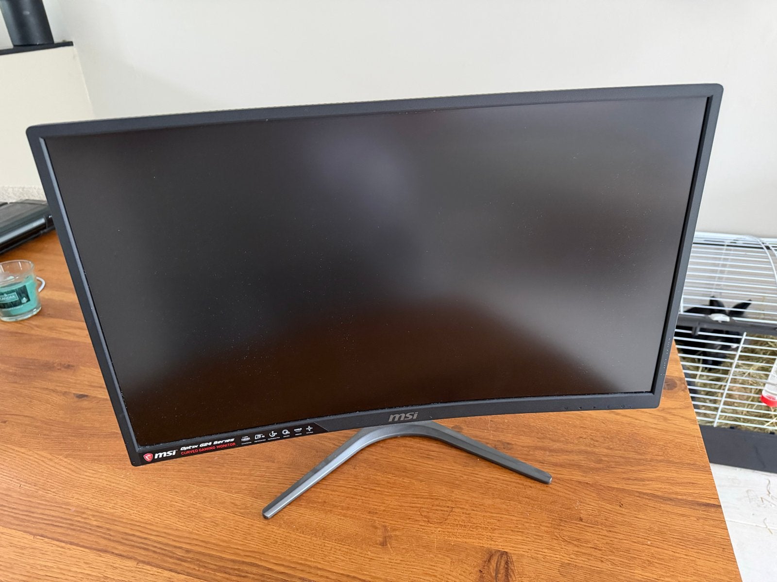 MSI Optix G24 Series 75Hz Curved Gaming Monitor, Computers en Software, Monitoren, HDMI, Curved, VA, Full HD