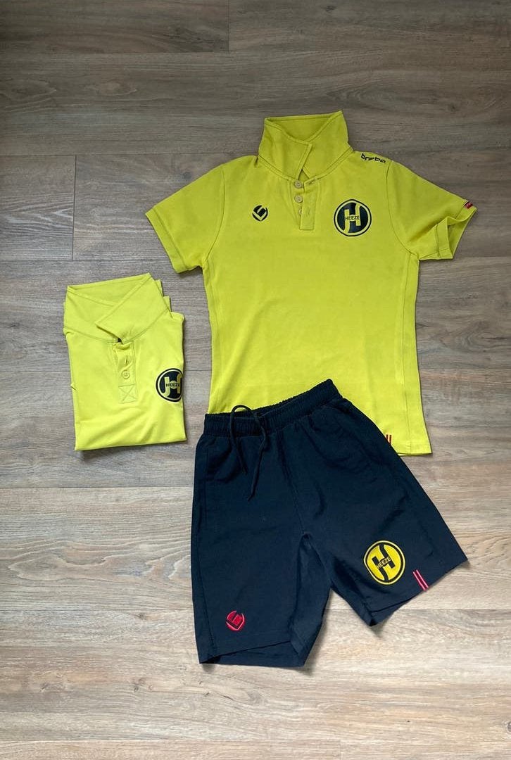 Jongens shirt en broekje Hockey Heeze maat 140, Ophalen of Verzenden, Gebruikt, Jongen, Setje