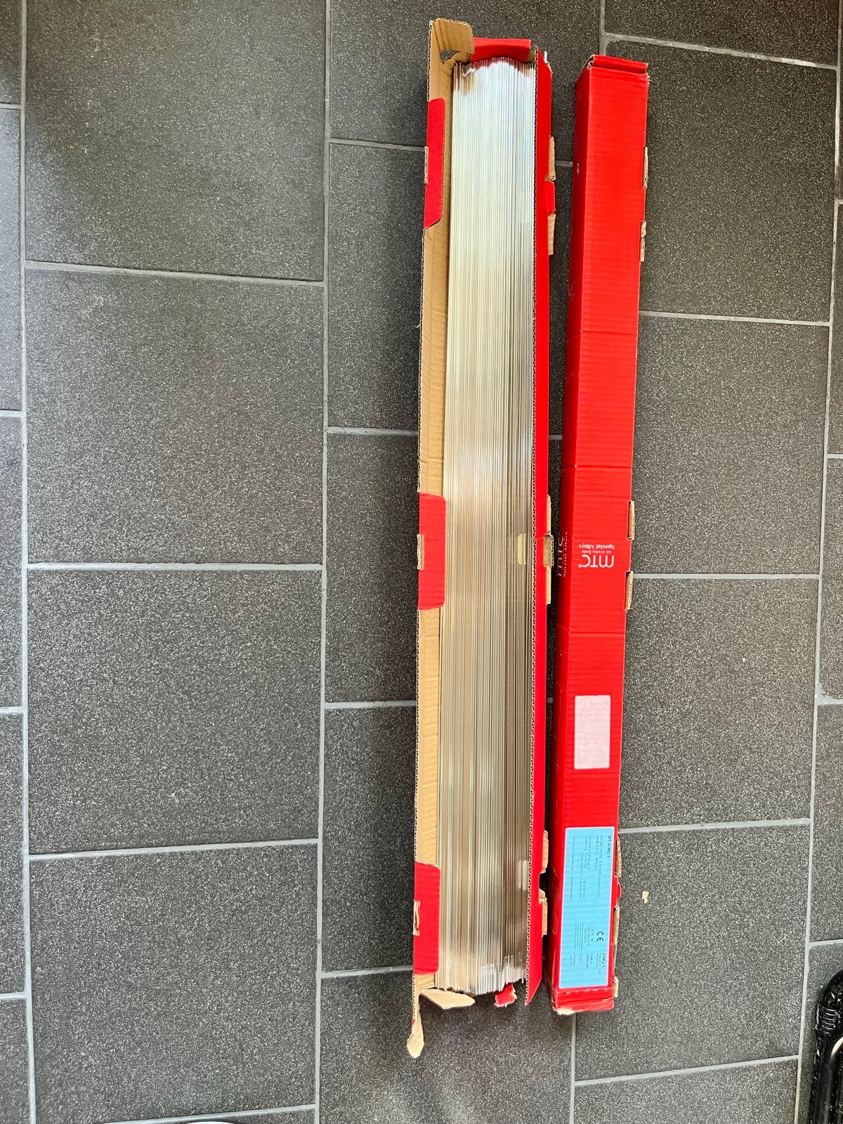 3x 5kg MTC MT-AlMg 5 Aluminium Lasstaven 2.40 x 1000 mm, Ophalen of Verzenden, Nieuw, Minder dan 150 ampère, Tig