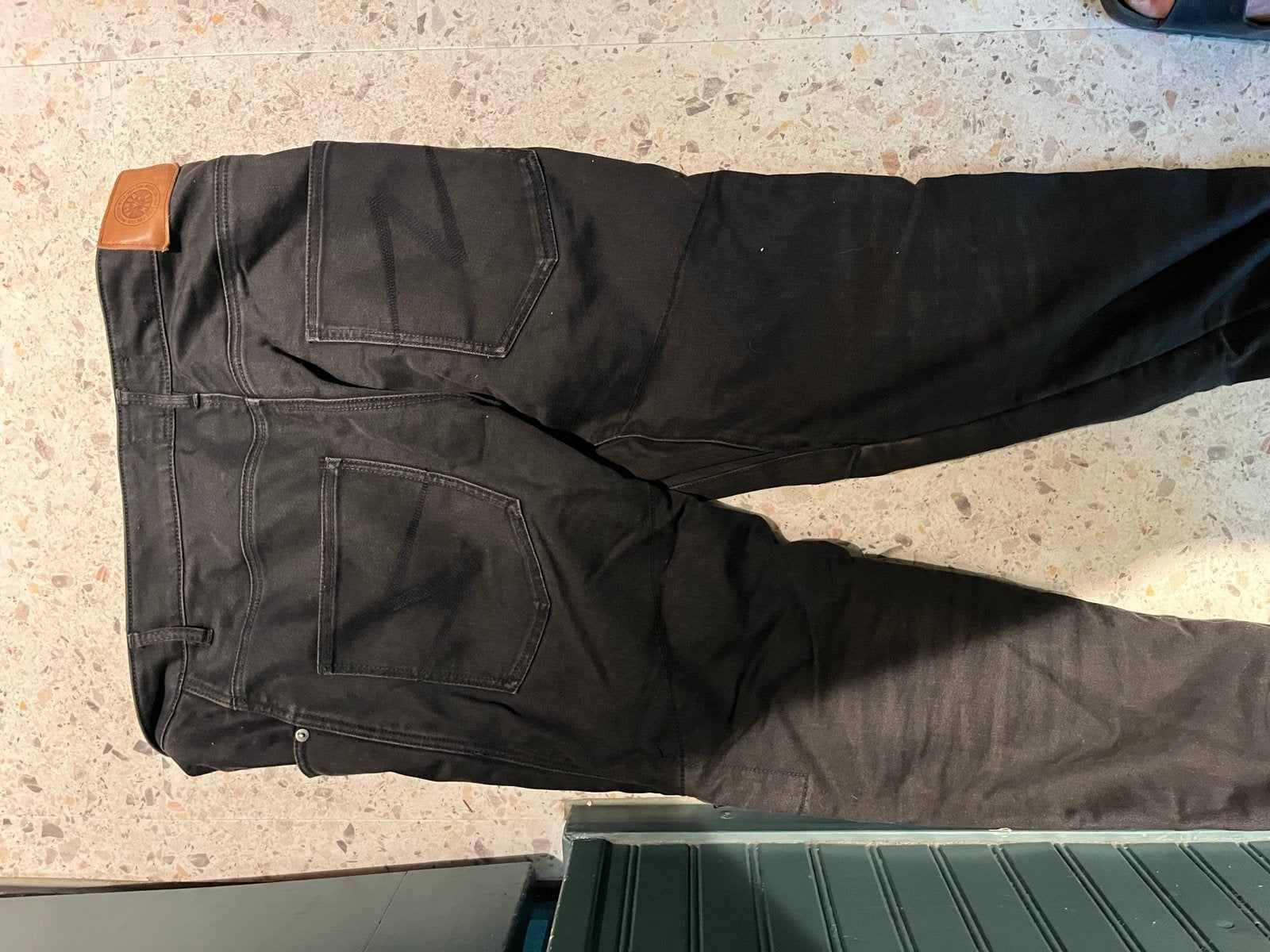 Pando Moto Karl Devil 9 Jeans - Zwart, W33/34L, Ophalen of Verzenden, Zo goed als nieuw, Zwart, W33 - W34 (confectie 48/50)