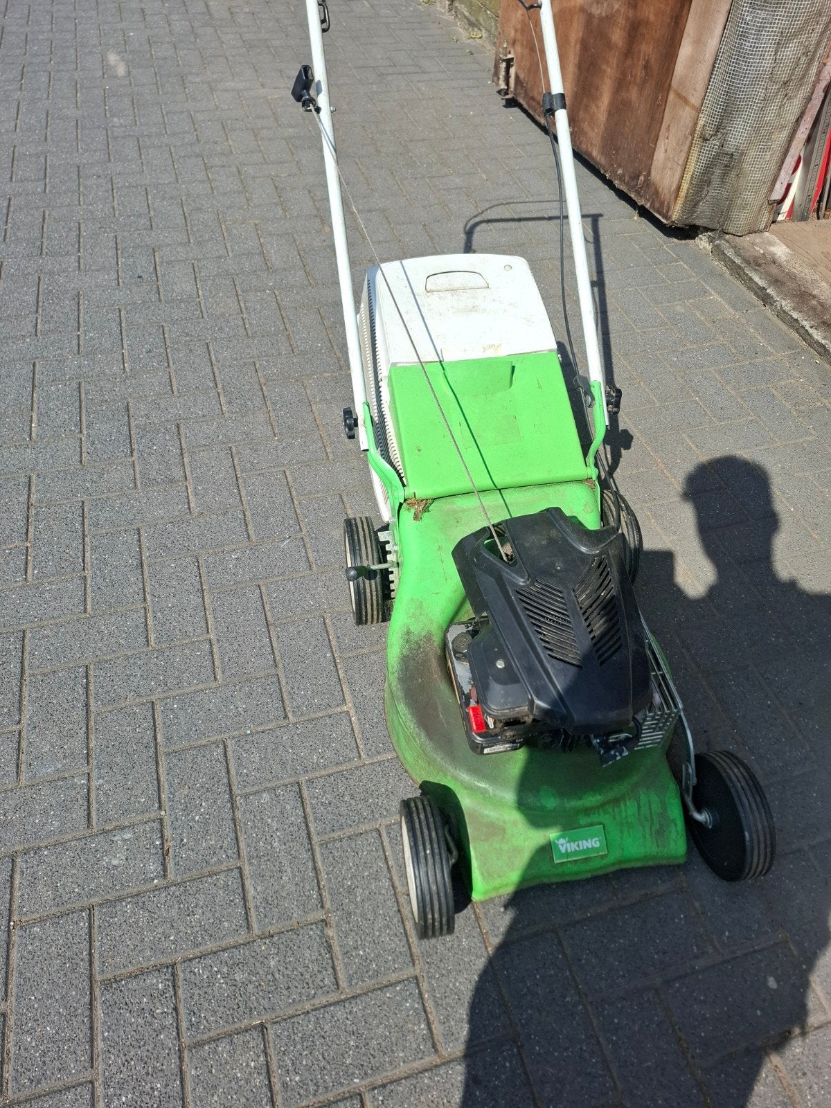 grasmaaier viking, Tuin en Terras, Ophalen, Gebruikt, Benzine-grasmaaier, 30 t/m 39 cm