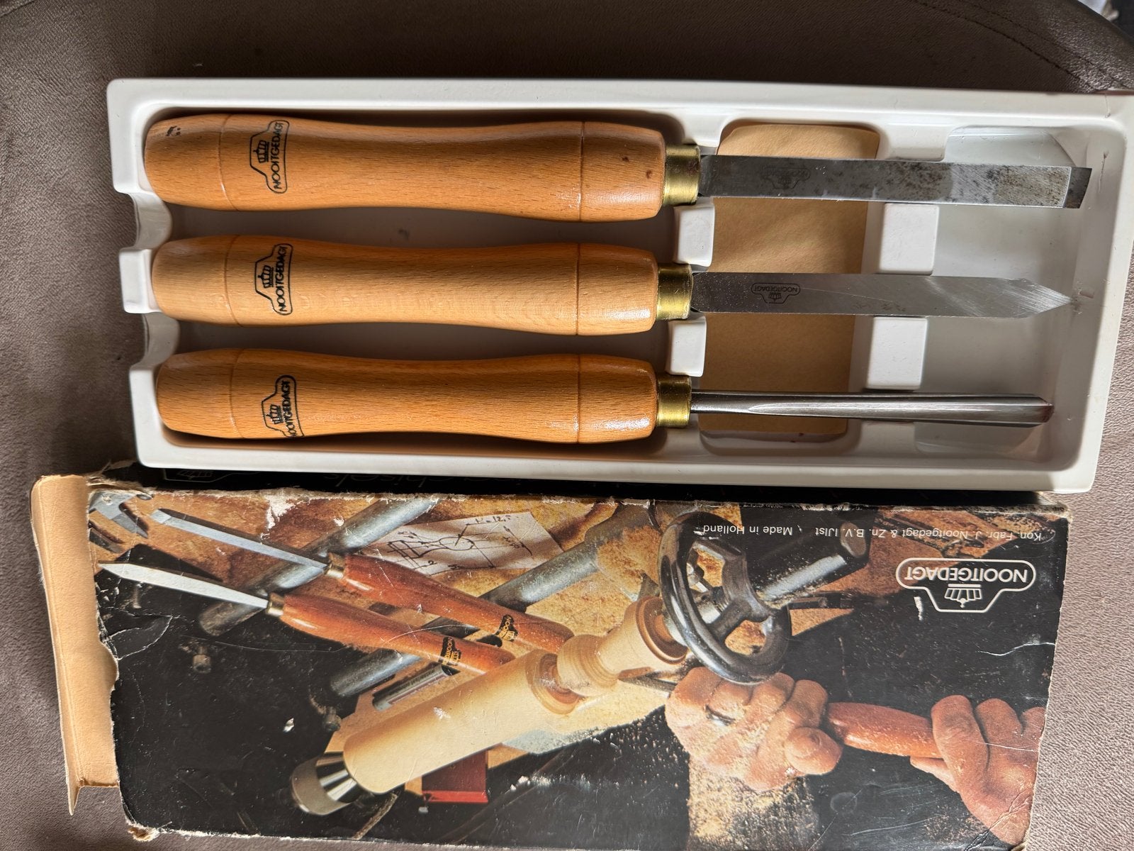 Nooitgedagt Draaibeitels Set - 3-delig, Ophalen of Verzenden, Gebruikt, Beitel, Nooitgedacht