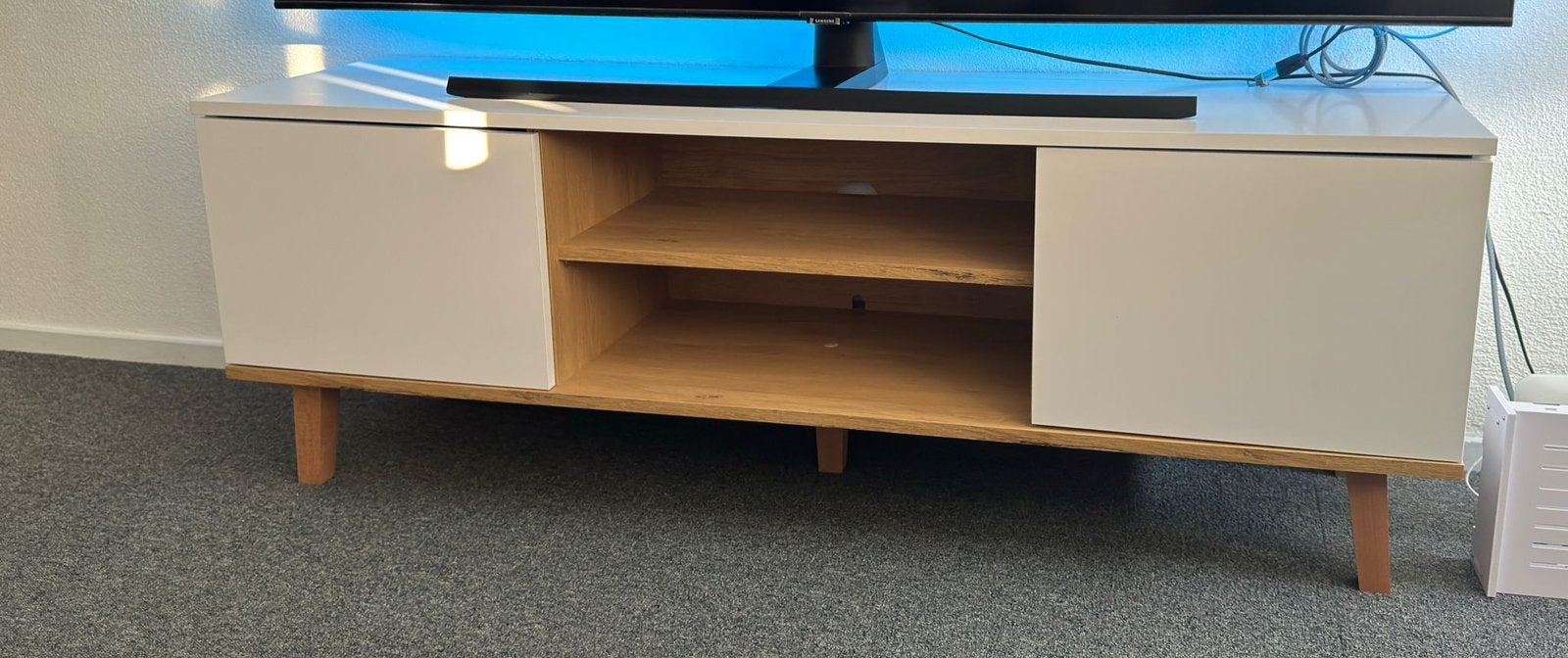 Tv Meubel, Ophalen, 100 tot 150 cm, Zo goed als nieuw, Minder dan 100 cm