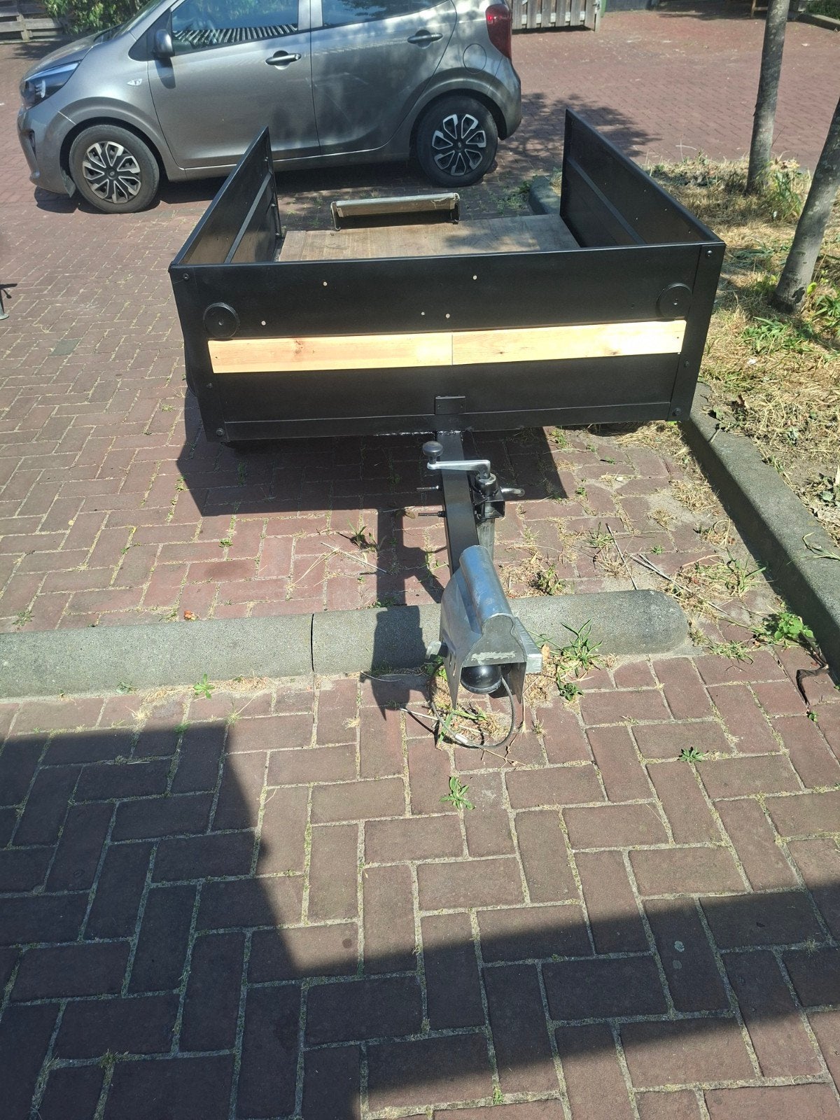 Stevige aanhanger met oprijplaat, Auto diversen, Aanhangwagen-onderdelen, Ophalen
