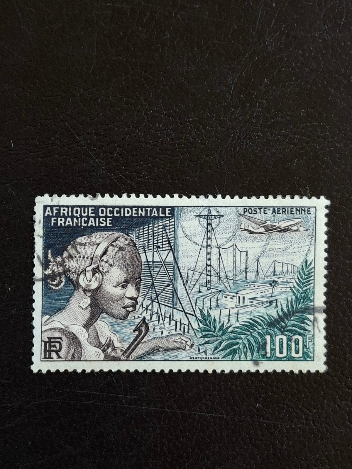 Frans West Afrika Mi 68.  Luchtpost, Ophalen of Verzenden, Overige landen, Gestempeld