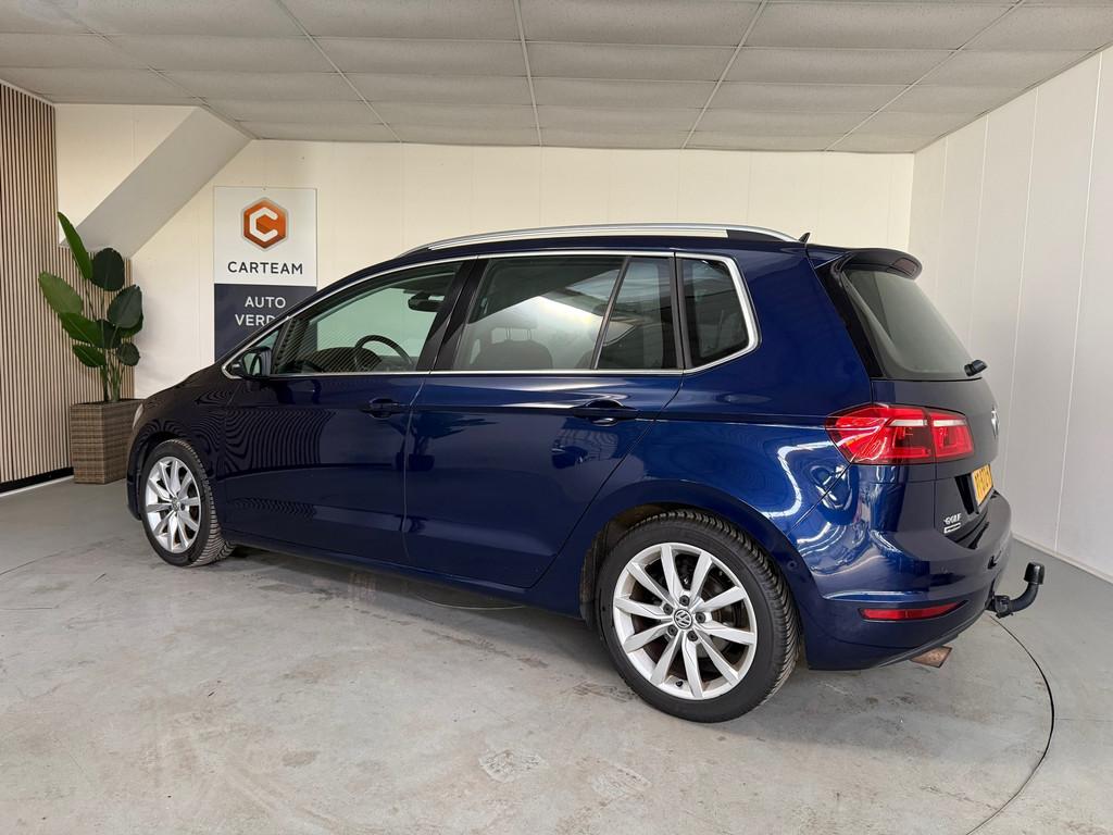 Volkswagen Golf Sportsvan 1.2 TSI Highline Airco, Trekhaak,, Gebruikt, Euro 6, 4 cilinders, Blauw